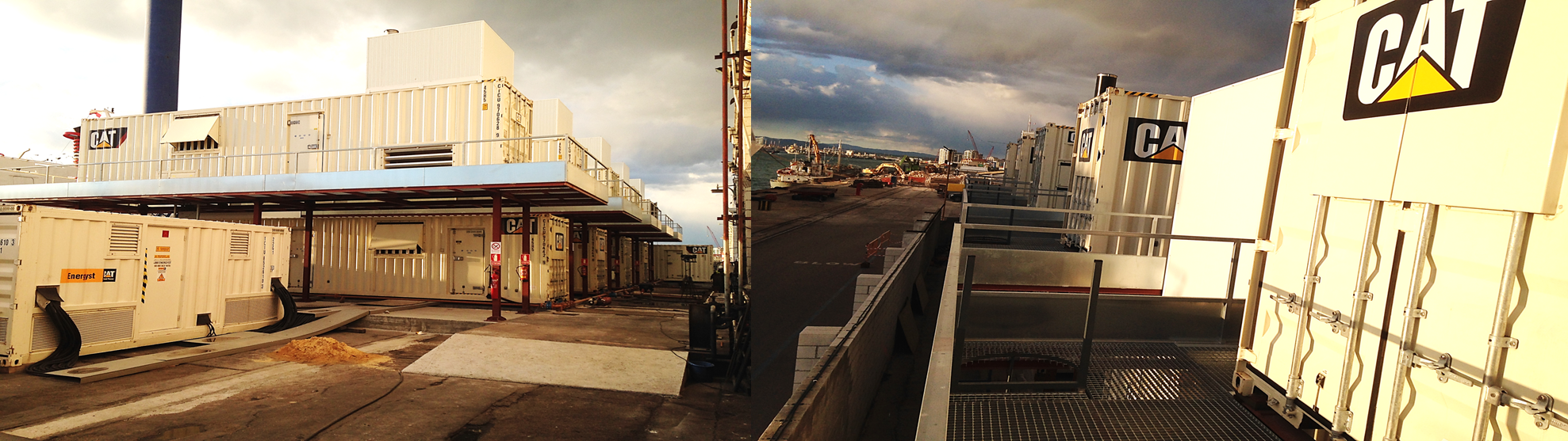 Containerized gensets